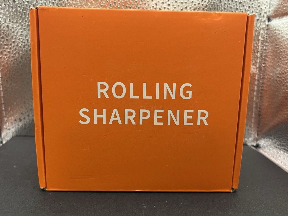 Rolling Knife Sharpener Kit - Roller Knife Sharpening Tool w/ Diamond & Ceramic