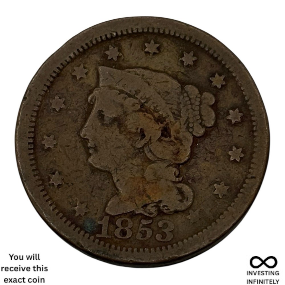 1853 Large Cent X-1730