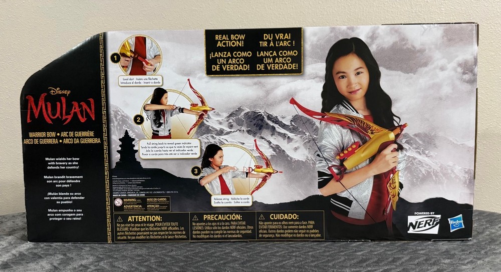 NEW - NERF Mulan Warrior Bow