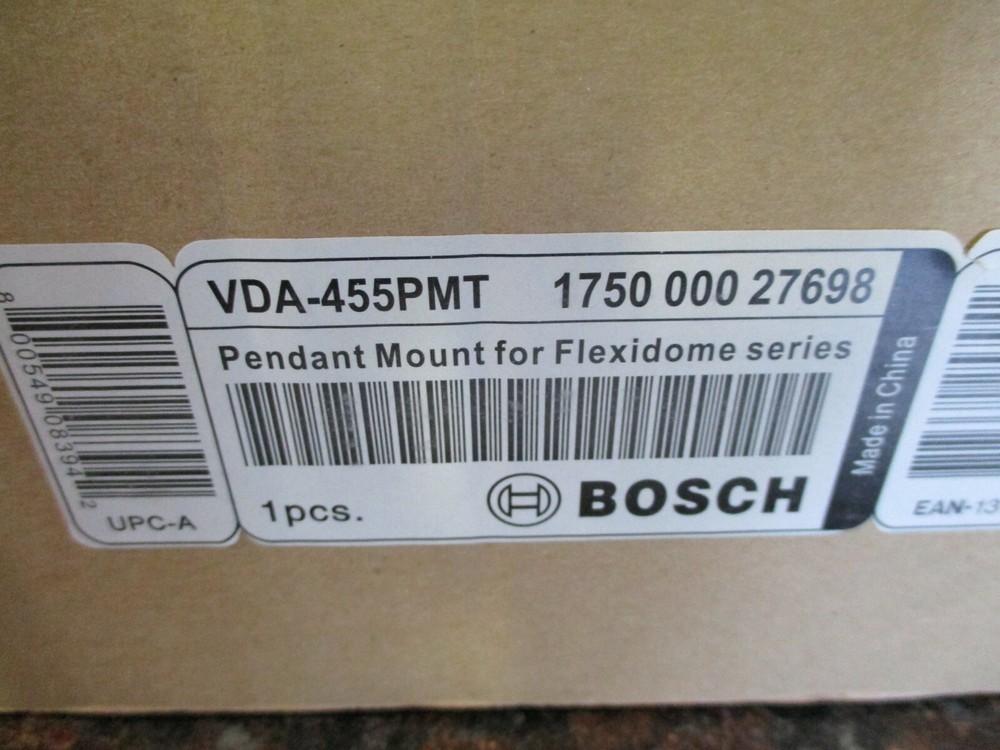 Bosch VDA-455PMT Pendant Mount for Flexidome Security Camera Outdoor Mount White