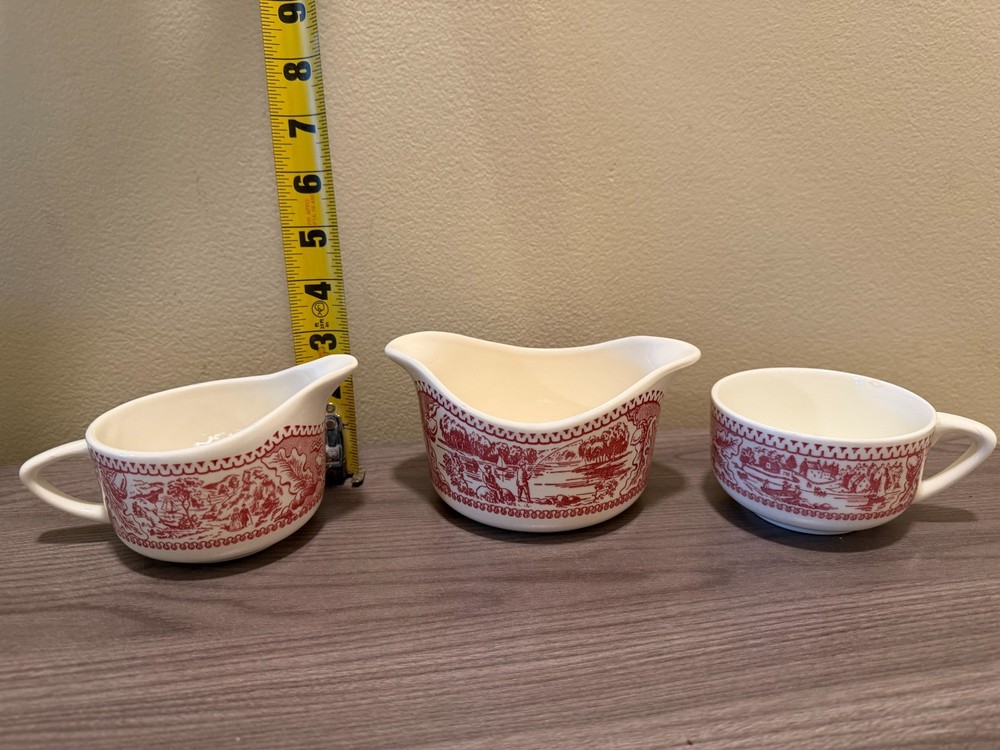 44 PIECE Pink Memory Lane China Set