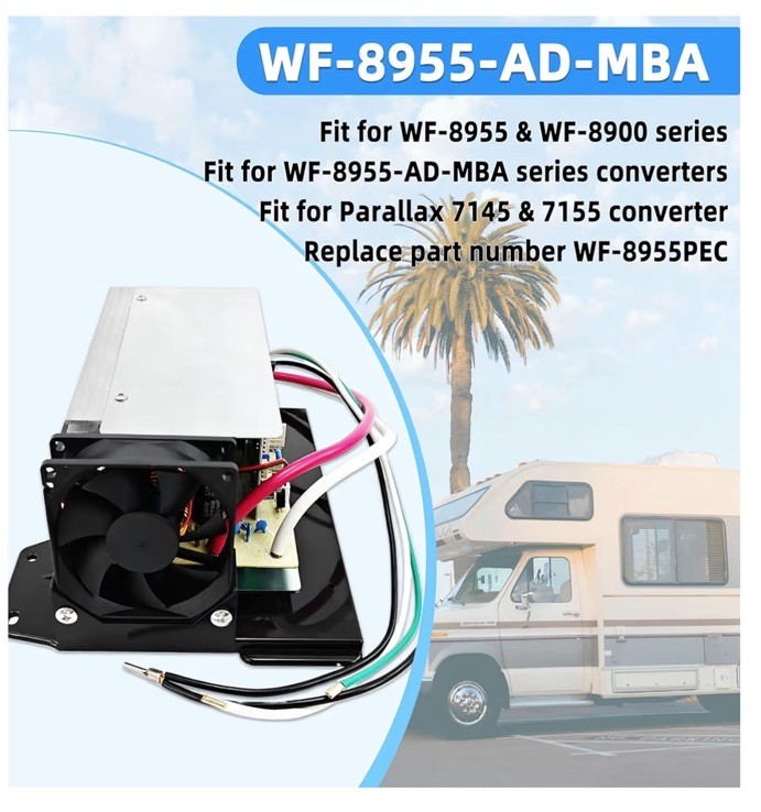WF-8955-MBA 55 Amp Converter Main Board Assembly Replacement Unit 950W
