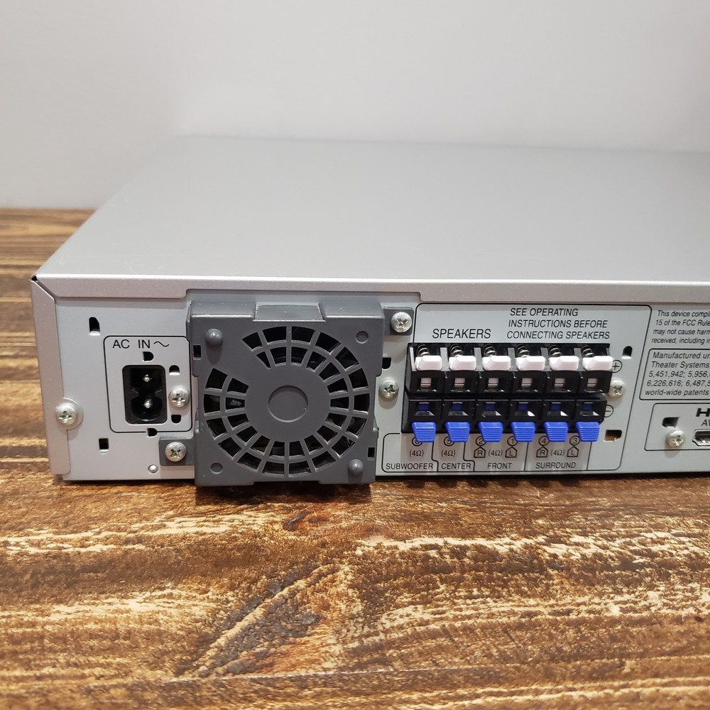 Panasonic 5 Disc Changer SA-HT740 Home Theater System DVD/CD Player Tested