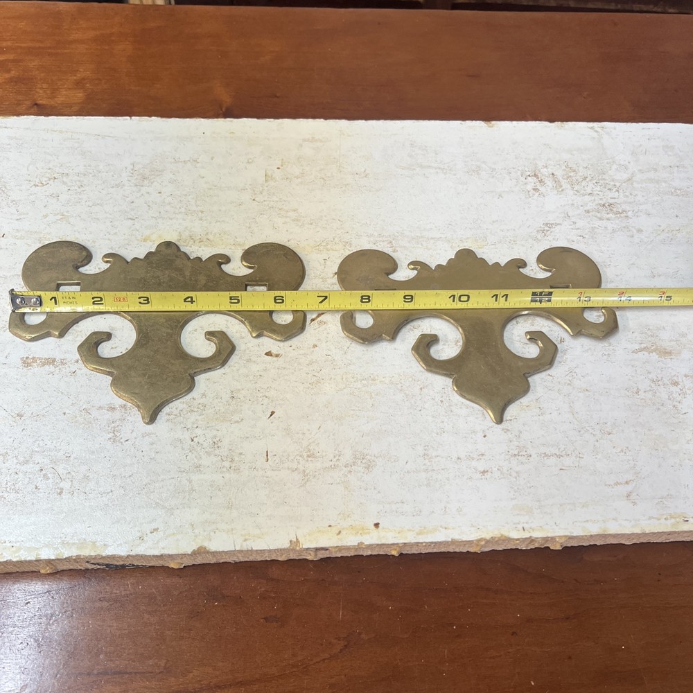 Two Enormous Chippendale Backplates