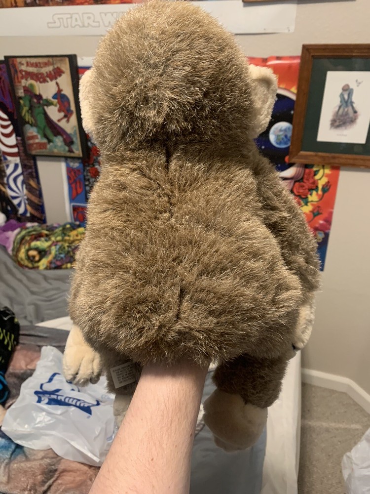 plush creations inc monkey puppet 15”