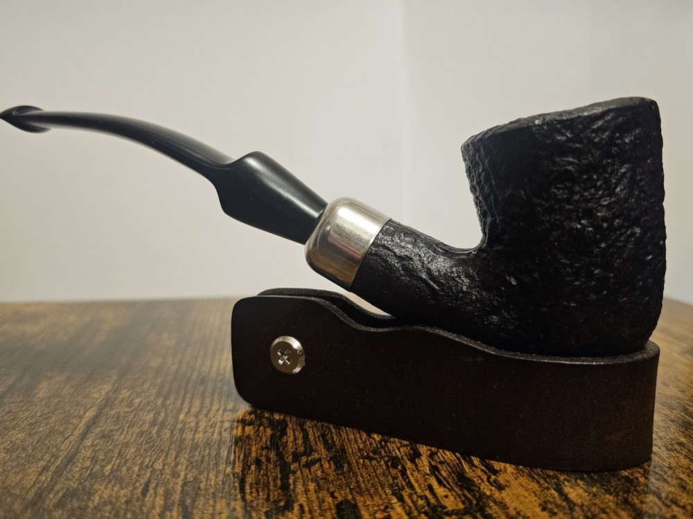 Savinelli Dry System 1611 Bent Dublin Rusticated Estate Pipe