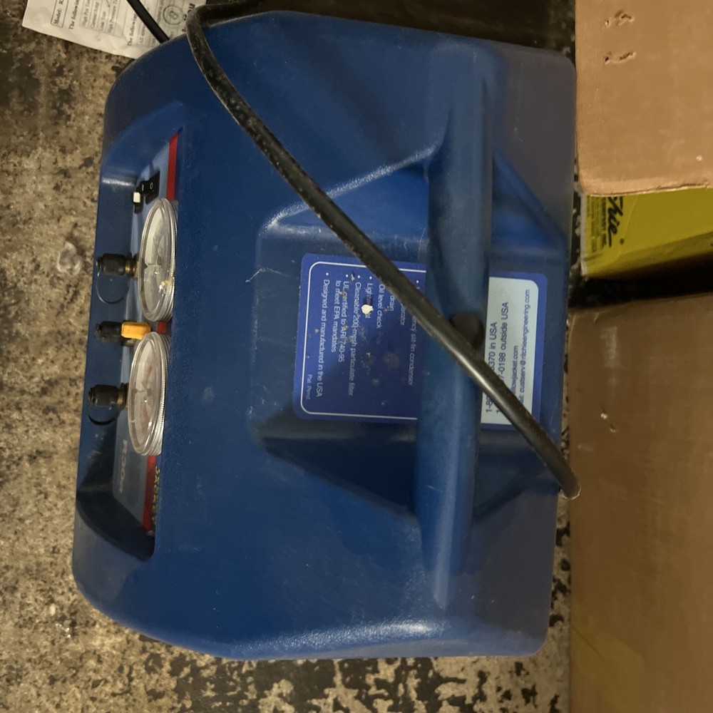 yellow jacket R30a recovery machine