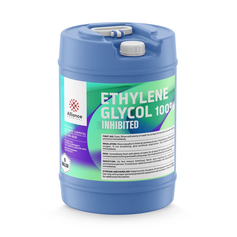 100% Ethylene Glycol Inhibited - 15 Gallon Drum