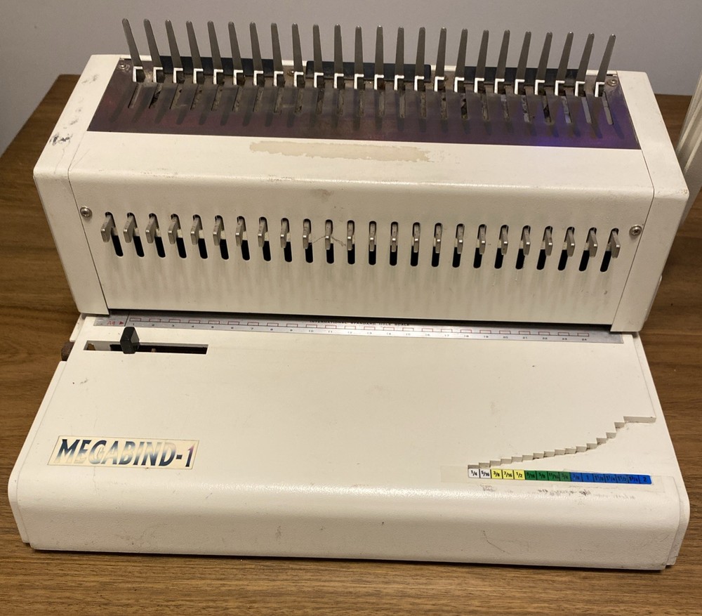 Akiles Megabind-1 Comb Binding Punch & Opener (READ DESCRIPTION)
