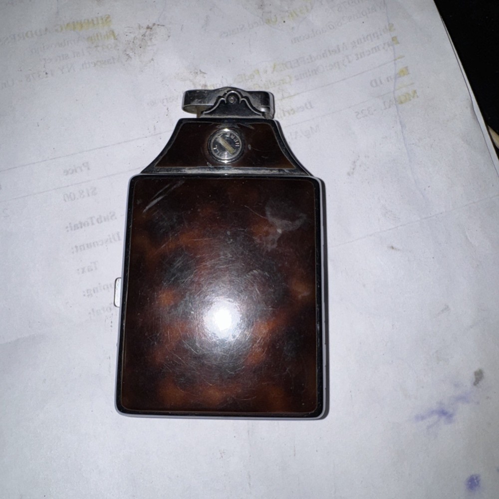 Vintage Mid Century Ronson Cigarette Case Lighter
