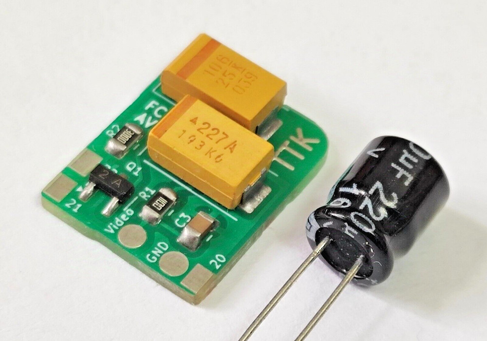 Famicom Composite AV Mod Board (Jail Bar Remove)