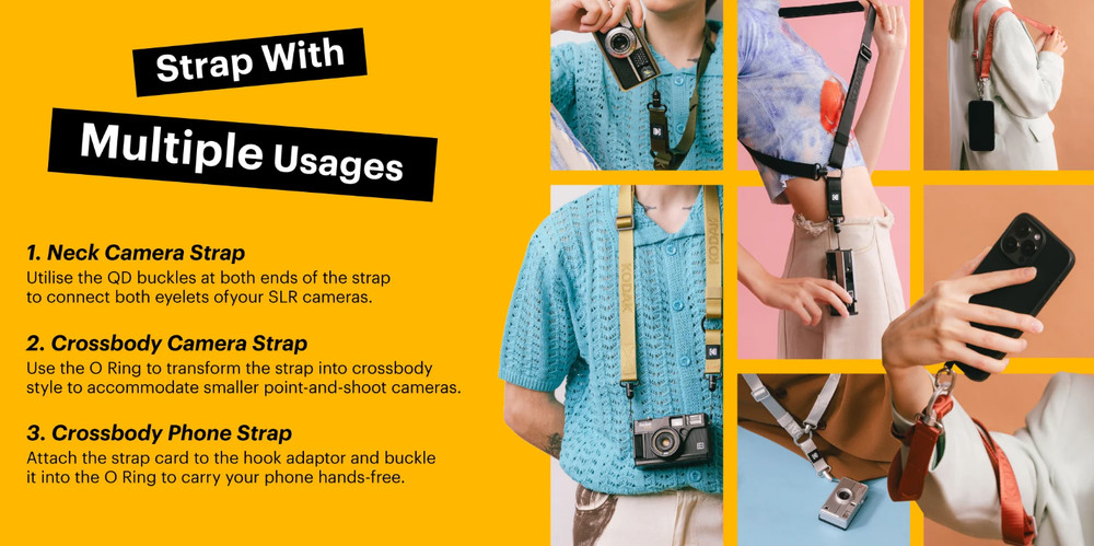 KODAK Multi-Purpose Camera Strap (Khaki)