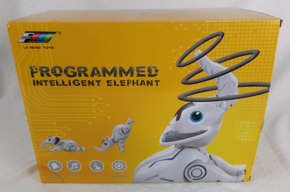 CODO PROGRAMMABLE & INTERACTIVE ELEPHANT 7 VOICE COMMANDS BY JUPITER CREATIONS