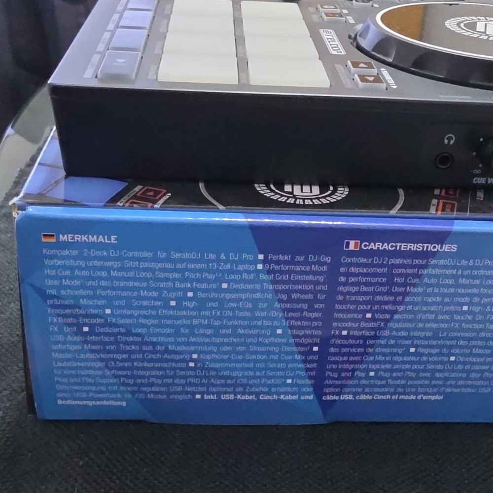 Reloop Ready Portable Double Deck DJ Controller for Serato Loop/Sampler Filter