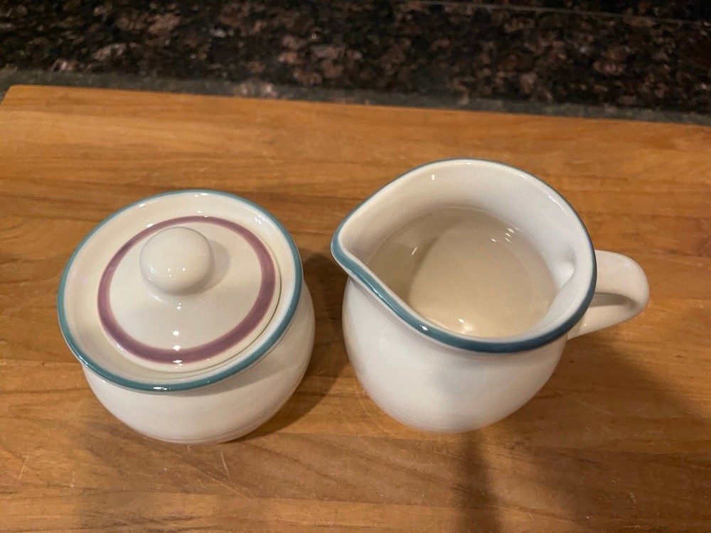 Pfaltzgraff juniper cream and sugar