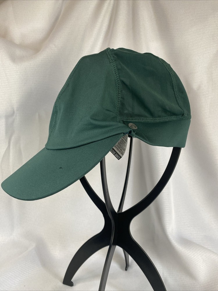 Performance Running Hat, Wicking, Green, One Size Runners Hat