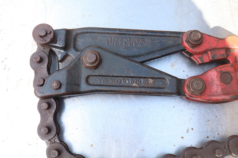 Reed Cast Iron Chain Soil Pipe Cutter Snapper #1
