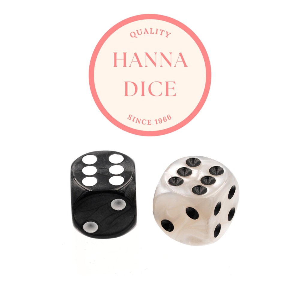 Backgammon Doubling Cube with Dice Set