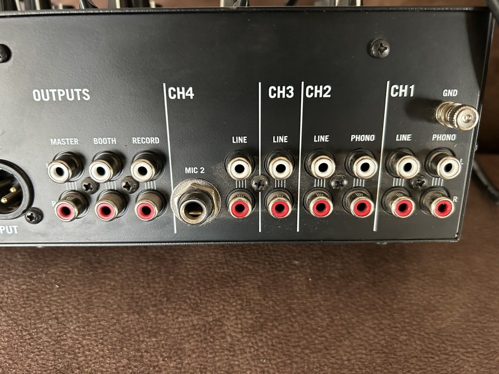 Numark M6USB 4-Channel DJ Mixer - Black