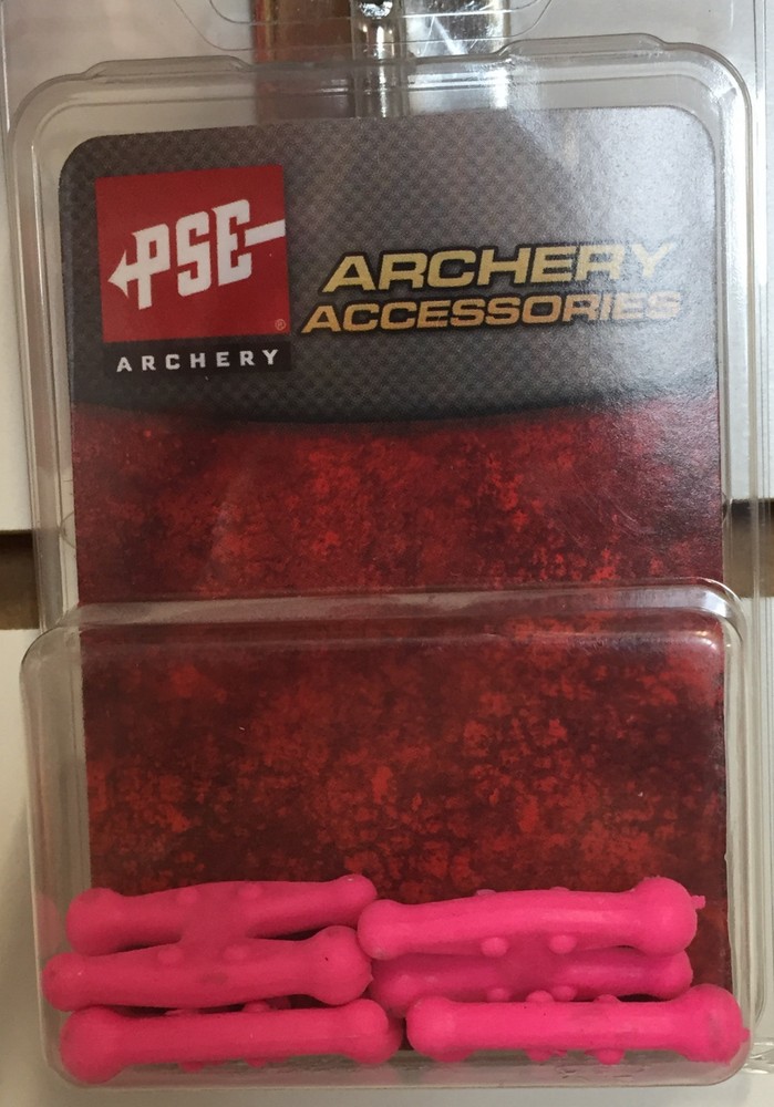 NEW PSE ARCHERY PINK COLORED STRING SILENCER CHUBS FOR PSE BOW