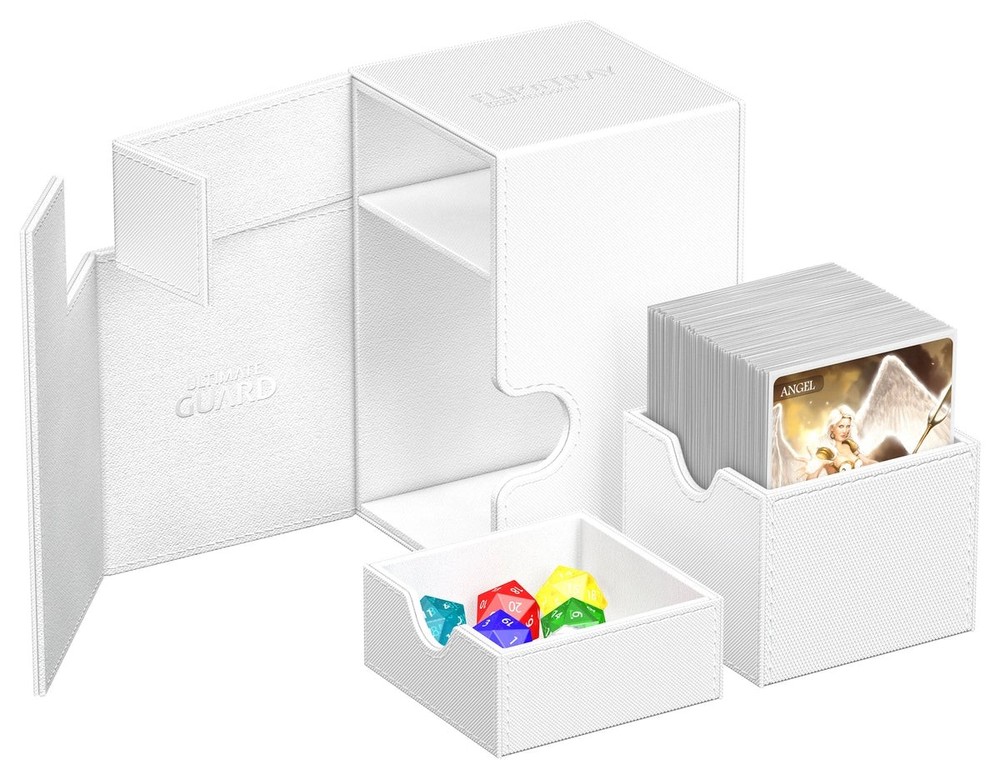 Ultimate Guard Flip n Tray 100 White Xenoskin Deck Box