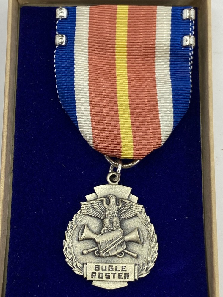 Vintage Bugle Roster Boxed Medal