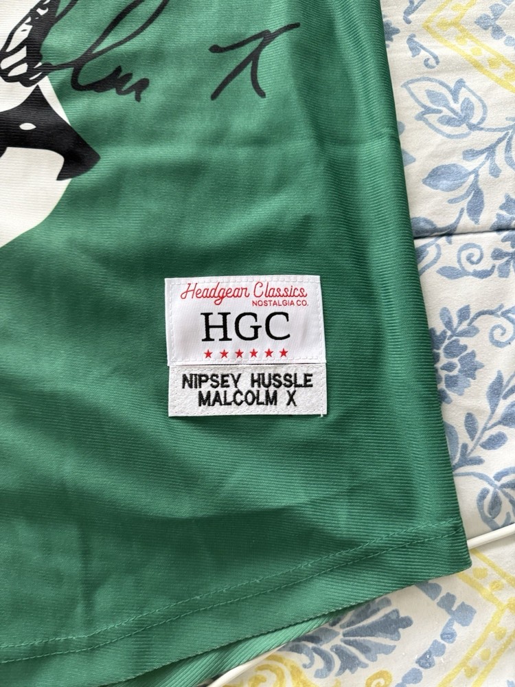 Headgear Classics Malcolm X Baseball Jersey Size L