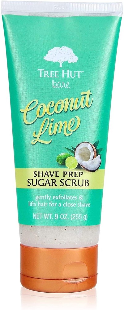 Tree Hut Bare Shave Prep Sugar Scrub for Soft, Smooth, Bare Skin - COCONUT LIME