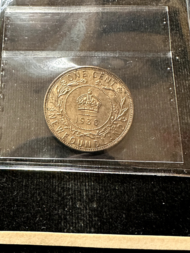 1936 Newfoundland Large ¢1 Cent, ICCS Graded**MS-64**