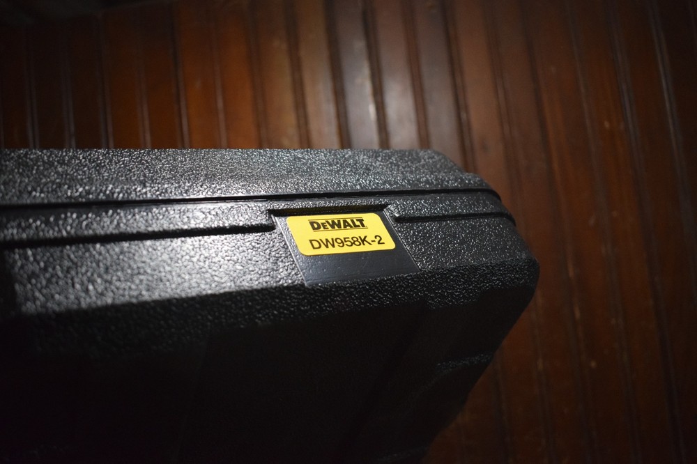 DEWALT 18V DRIVER DRILL BLOW MOLDED STORAGE CARRY CASE TOOL BOX EMPTY DW958K-2