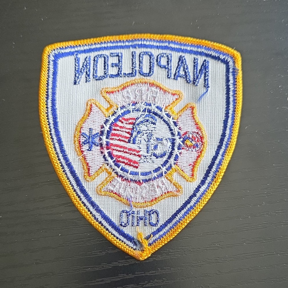 OH - Napoleon Fire Rescue Firefighting Patch Collectible