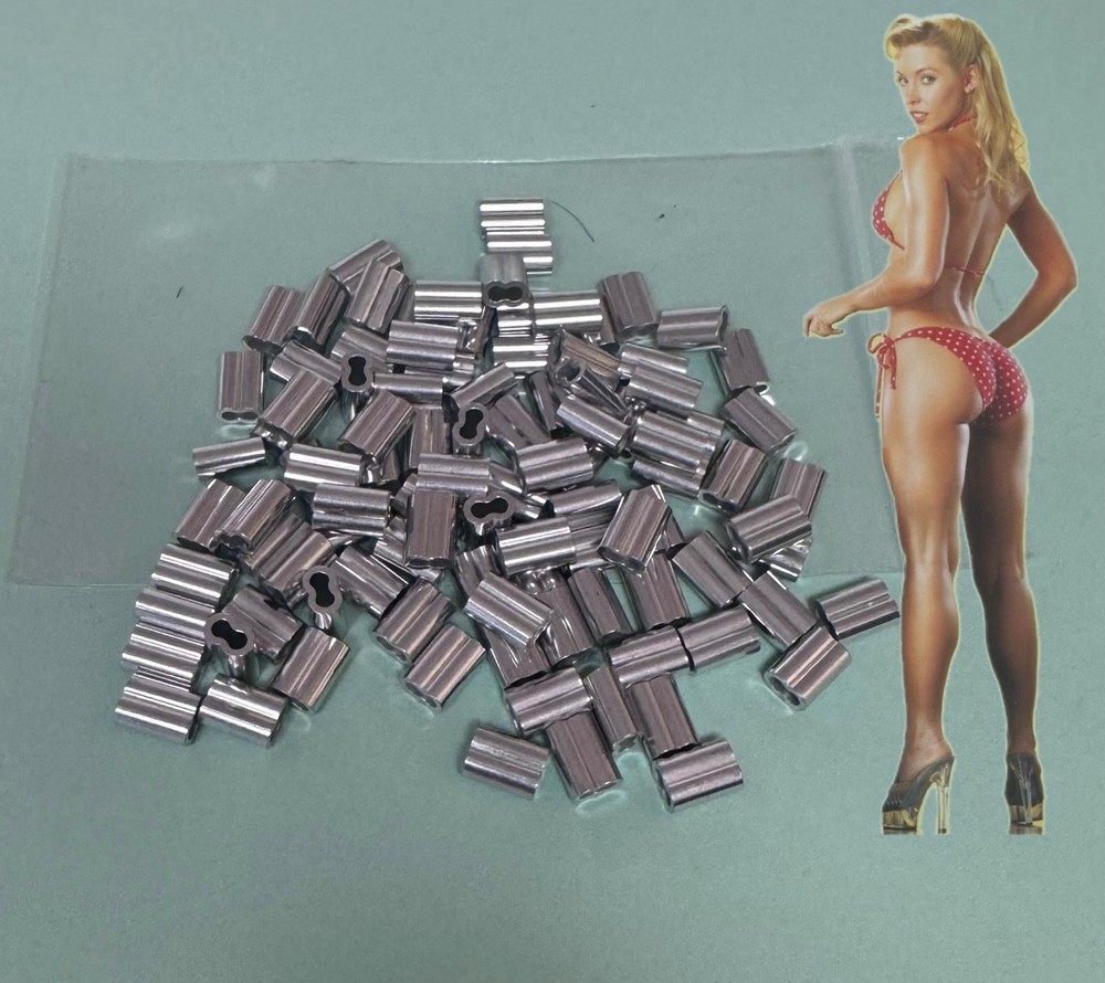 2.3MM (100) Decoy Crimps For Ducks Geese Texas Rigs