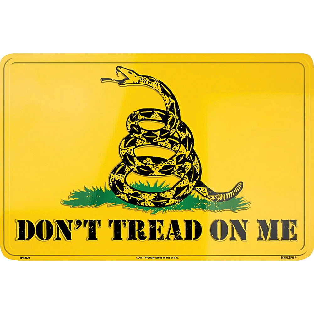 Don't Tread On Me Metal Sign  SPS80098