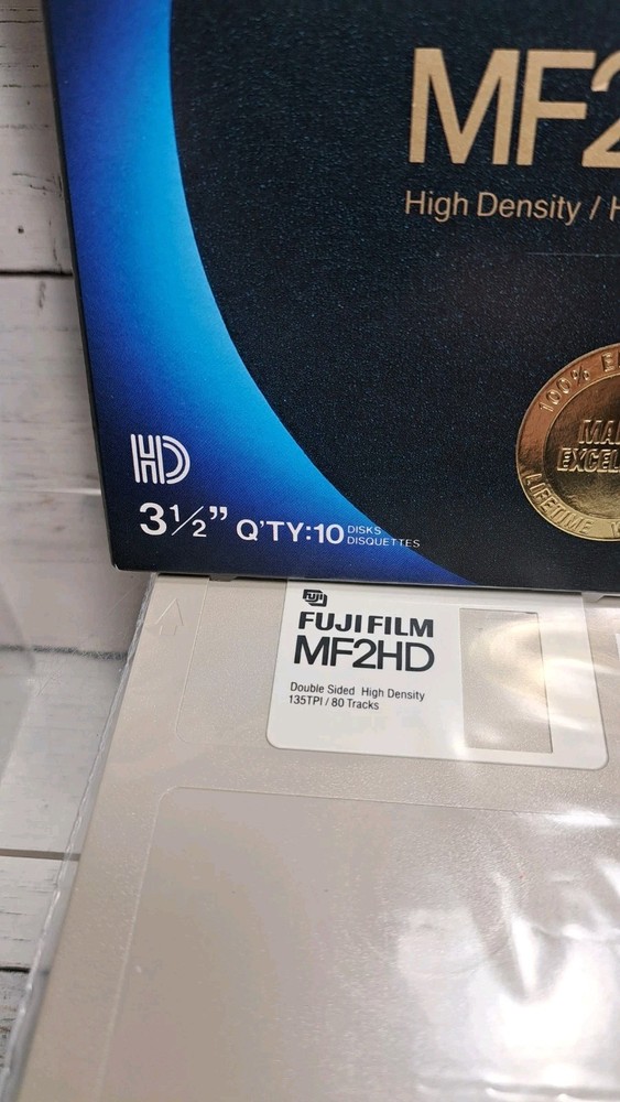 Fujifilm MF2HD Floppy Disk 3-1/2" 10 Pack