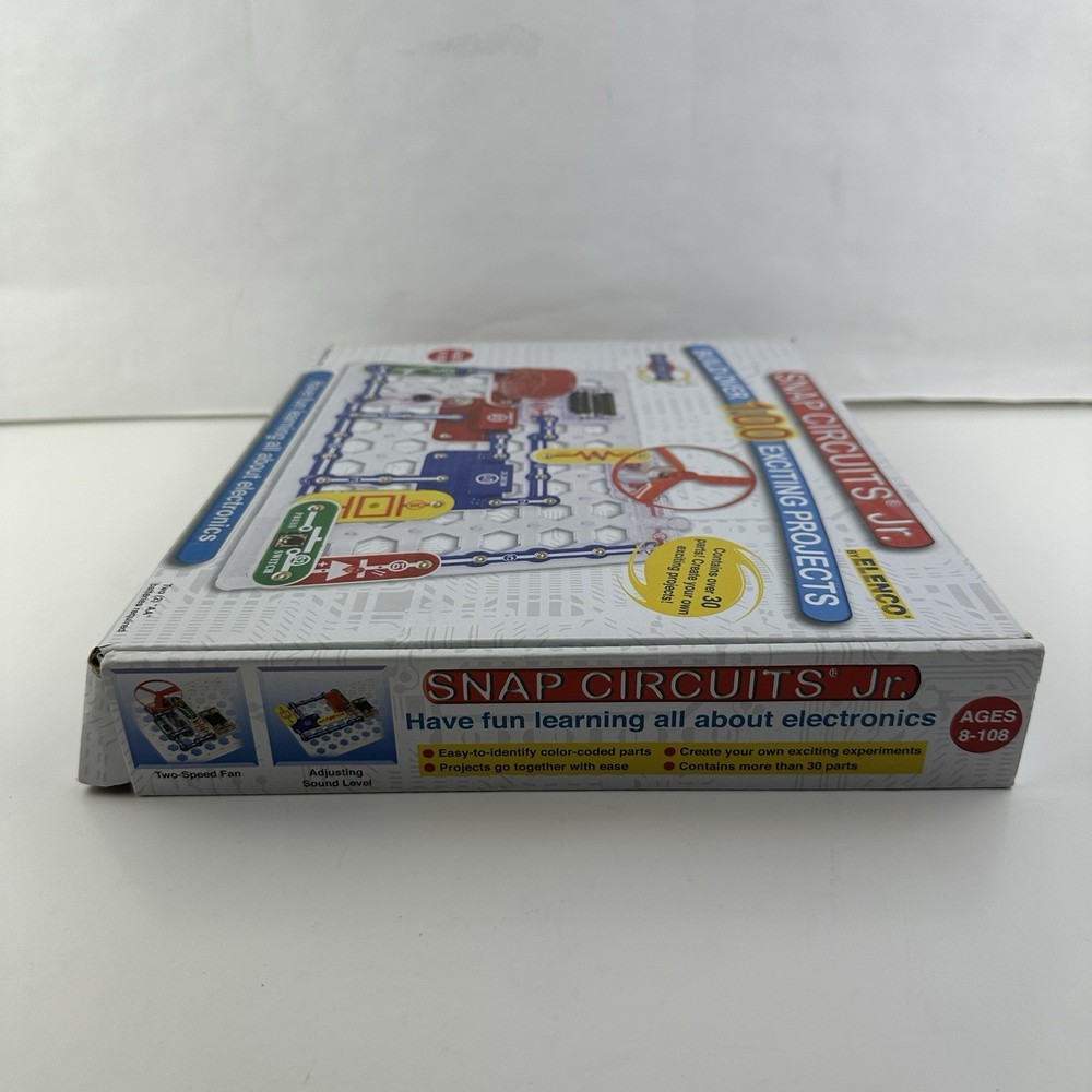 Elenco Snap Circuits Junior STEM Build Over 100 Electronic Projects Complete