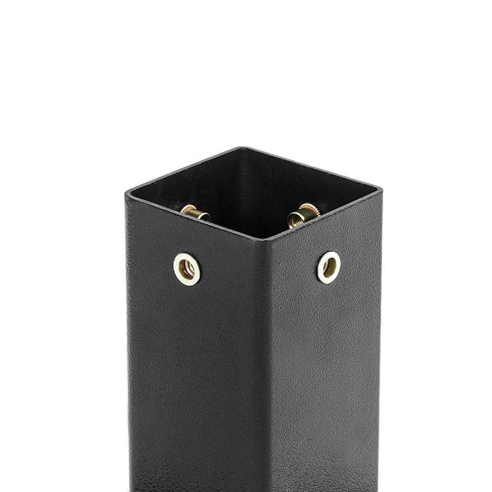 Mailbox Post w/ Base Carbon Steel Mailbox Mounting Post Mailbox Post for Outside