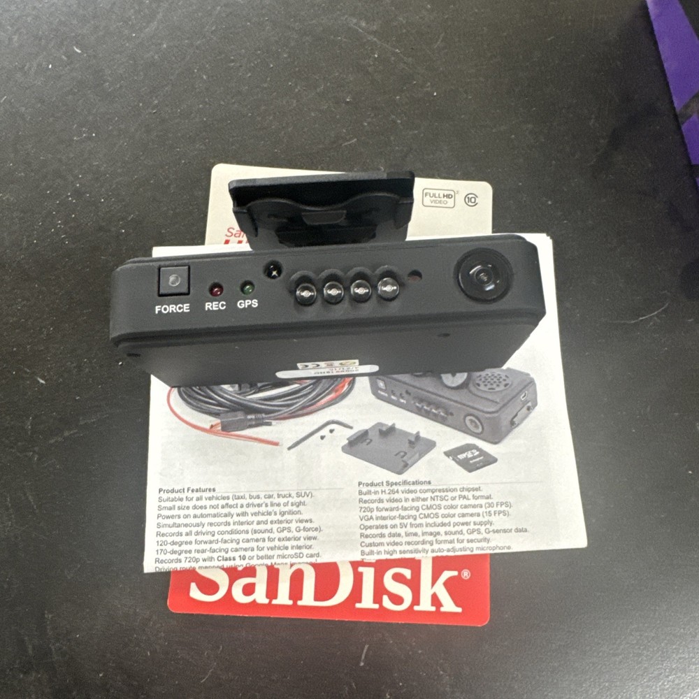 Rostra 250-8919HD 2 Channel Dashcam