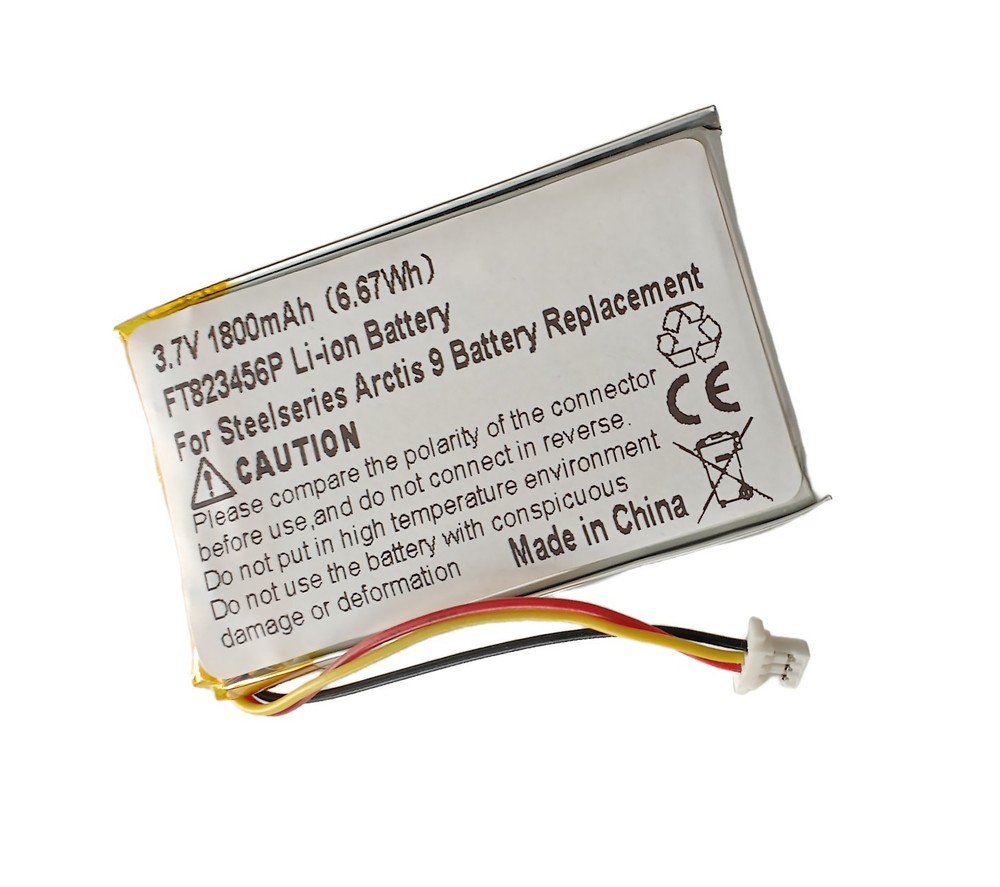 Replacement Battery for HyperX Cloud Orbit S FT823456P 1800mAh 3.7V
