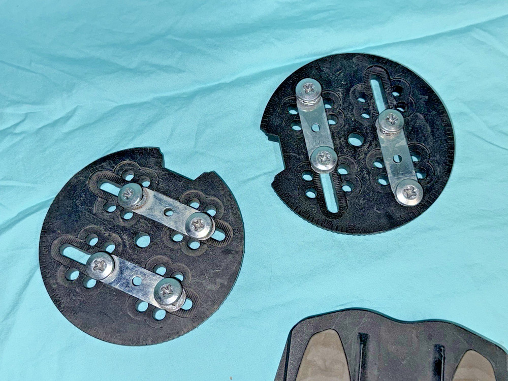 🔥 Vintage FT Step-In Snowboard BINDINGS w/ discs & hardware GERMANY