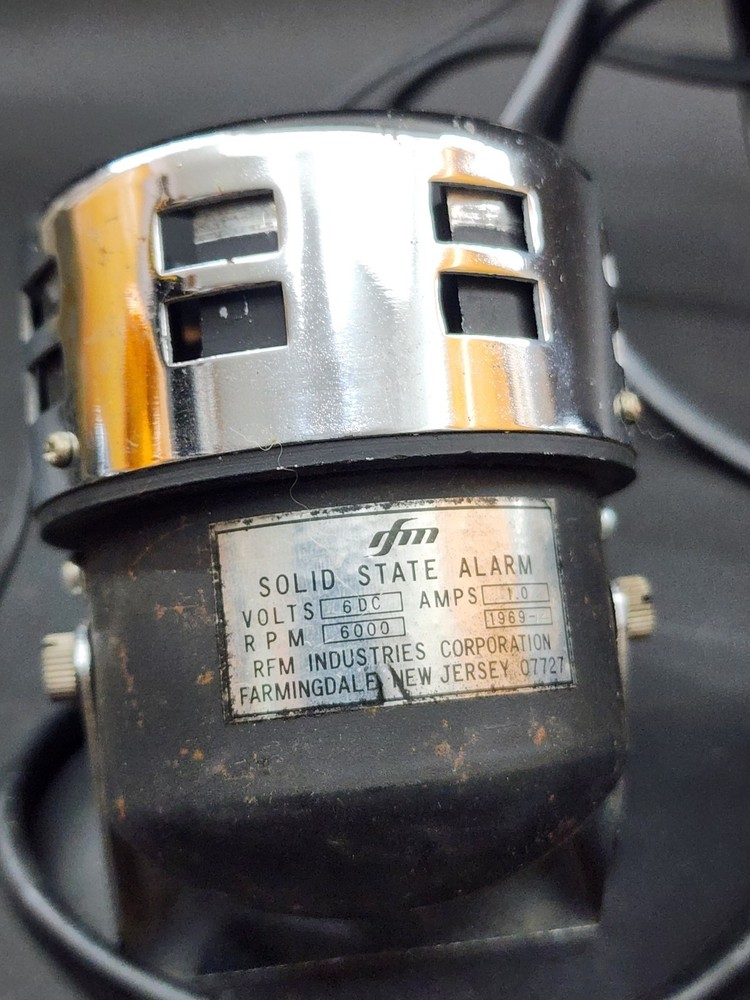 Vintage Rfm Solid State Alarm Two