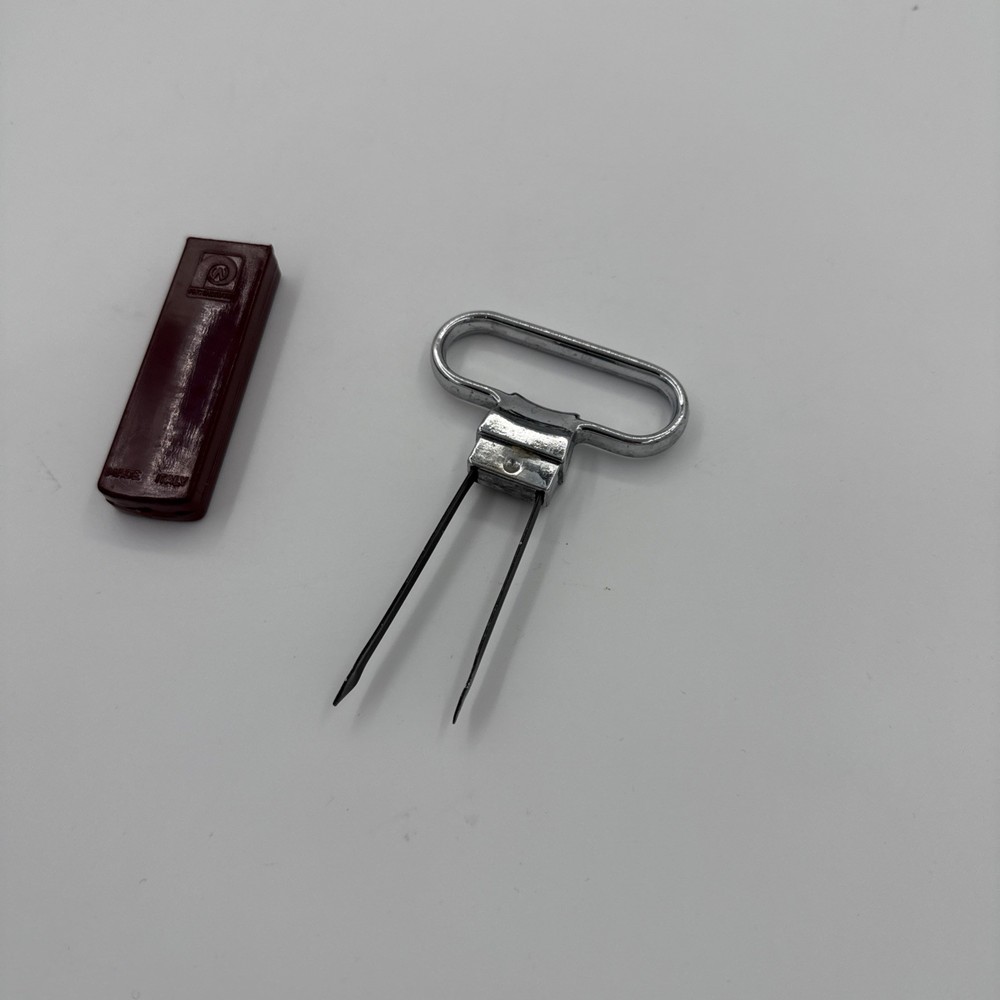 Phoenix Ware 2 Prong Wine Bottle Cork Puller Opener Vintage