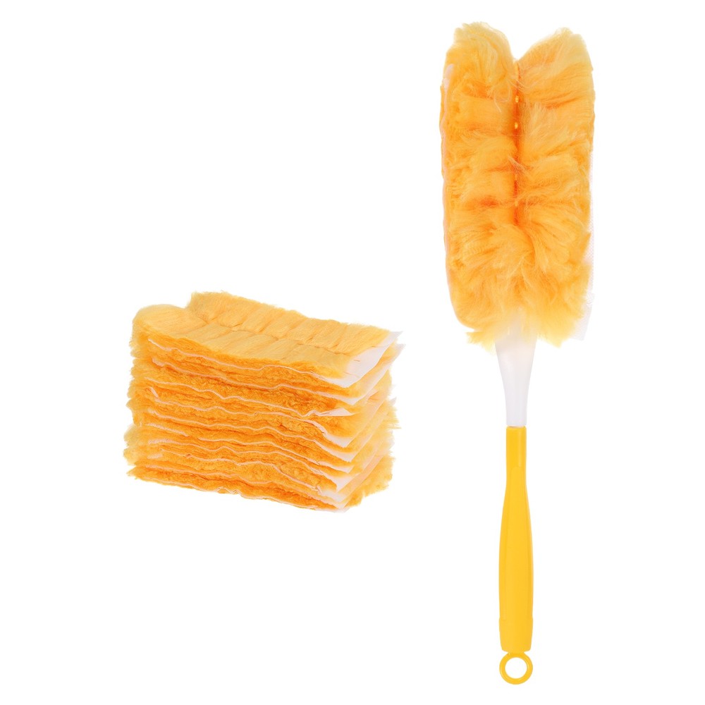 1 Count Yellow Handle Refill, with 10 Yellow Dusters