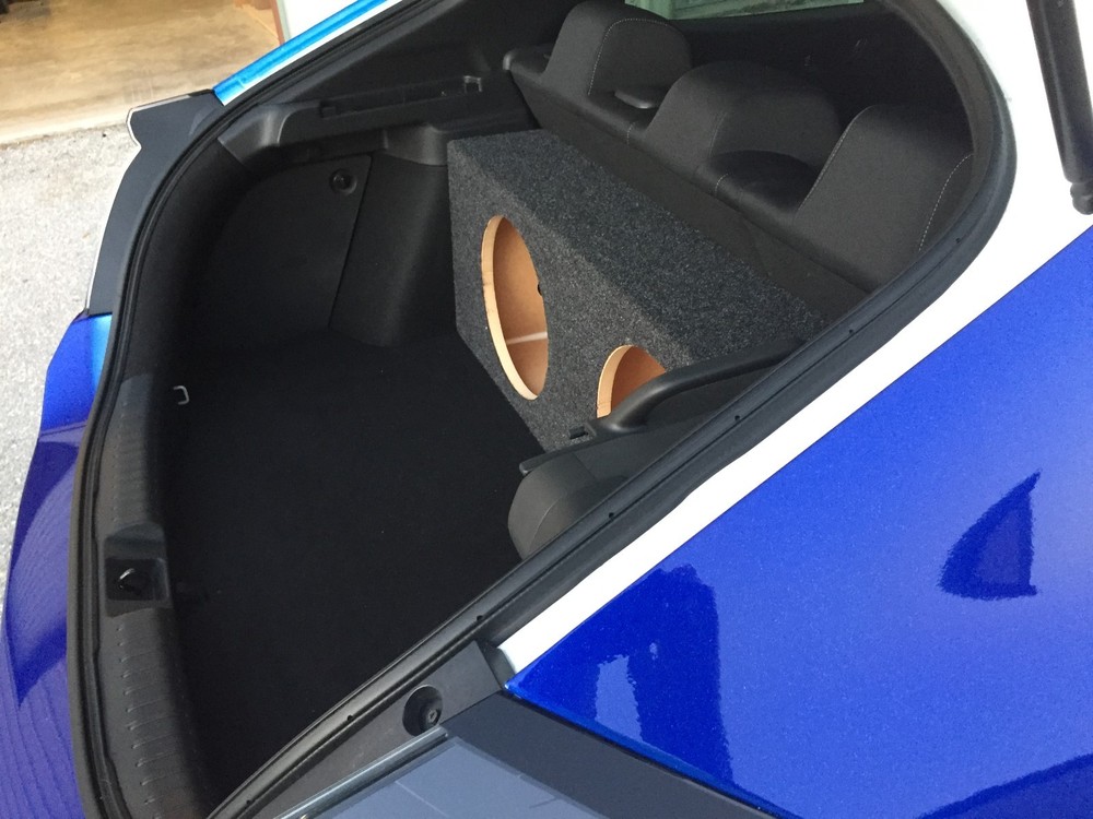 ZEnclosures 2016+ Honda Civic HATCHBACK 2-10" Subwoofer Speaker Sub Box