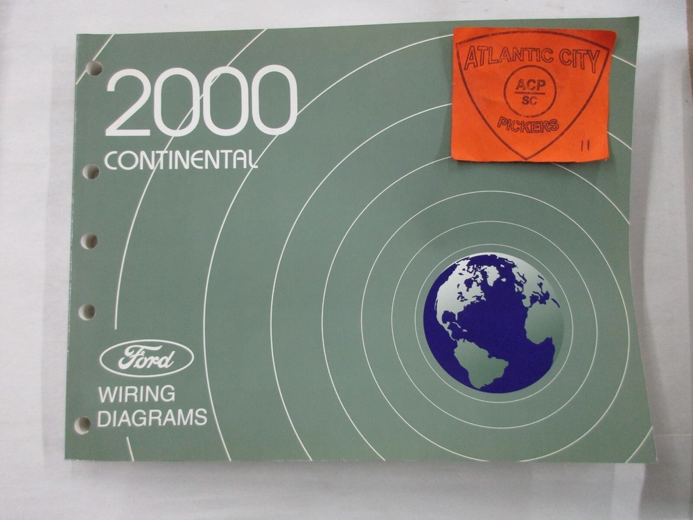 2000 FORD LINCOLN CONTINENTAL WIRING DIAGRAMS