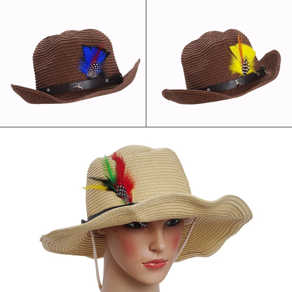 16 Pcs Hat Feathers for Fedora Assorted Hat Feathers Party Accessories