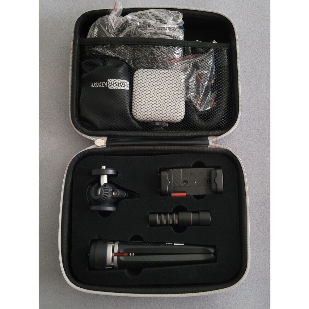USKEYVISION Smartphone Vlogging Video & Microphone Kit-iPhone/Android-NEW!