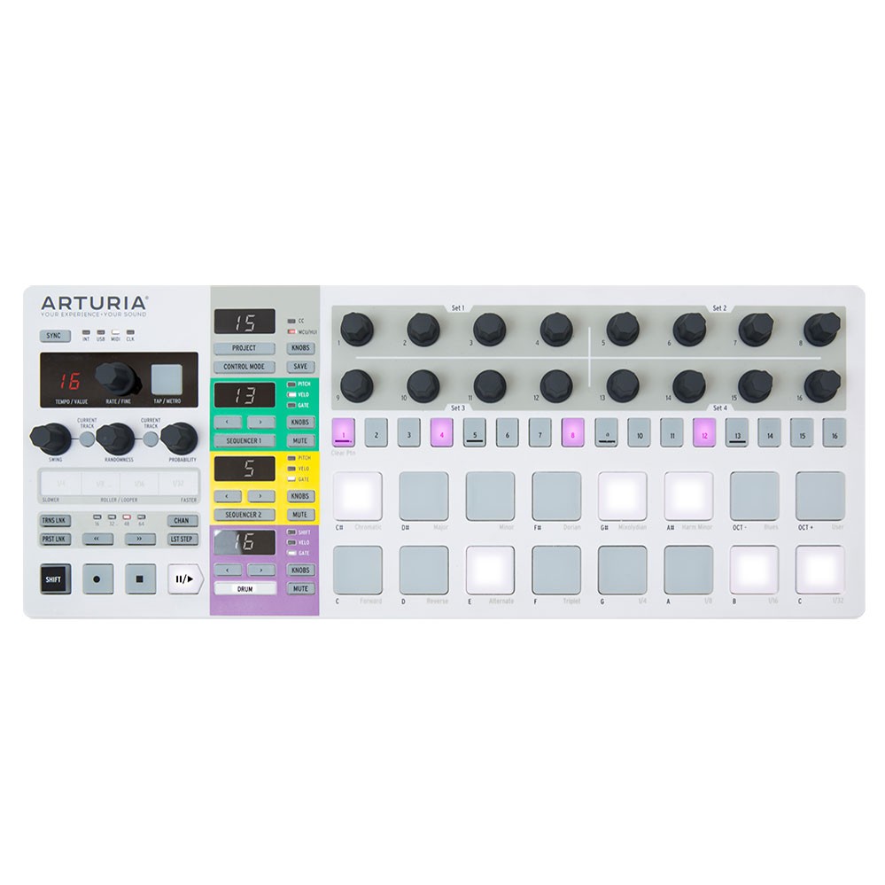 Arturia Beatstep Pro Sequencer, Drum Sequencer and MIDI Controller