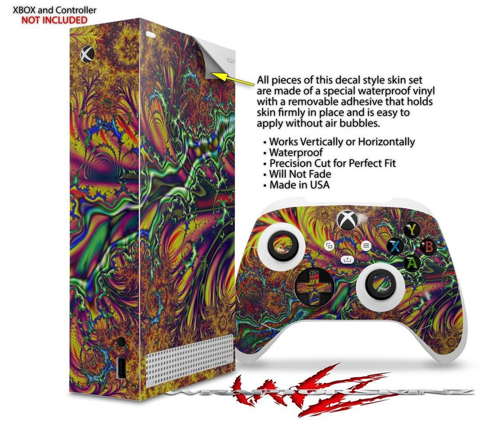 Skins XBOX Series S Console Controller Fire And Water