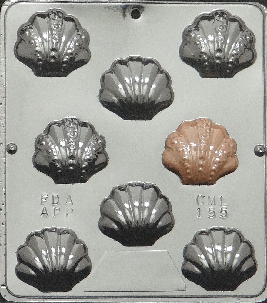 Shell Assembly 2"x 2 1/4" Chocolate Candy Mold Candy Making 155 NEW