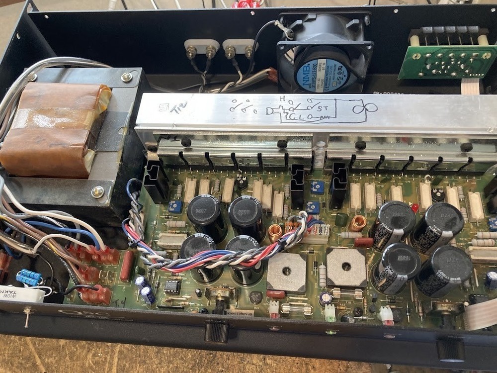 Qsc Mx-700 Power Amplifier Home Use Tested